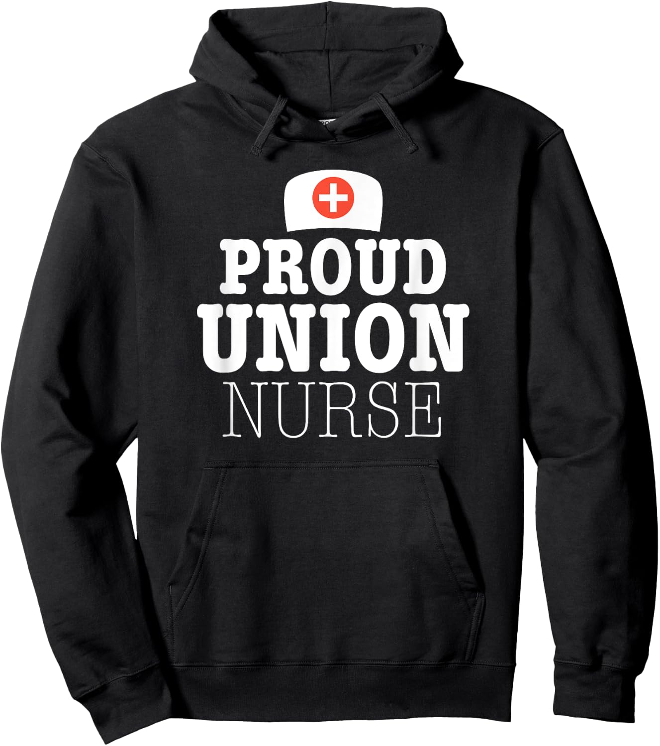 Solidarity Shirt for Proud Union Nurses PURPLE Hoodie - Hoodie | Black