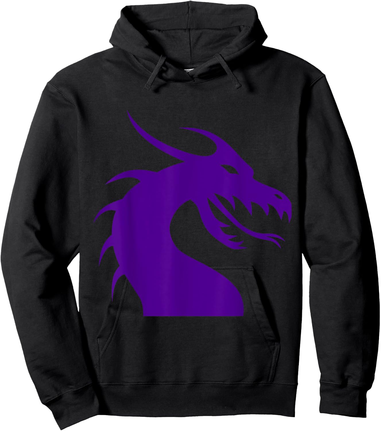 Cow Bone Hill Purple Dragon short sleeve Hoodie - Hoodie | Black
