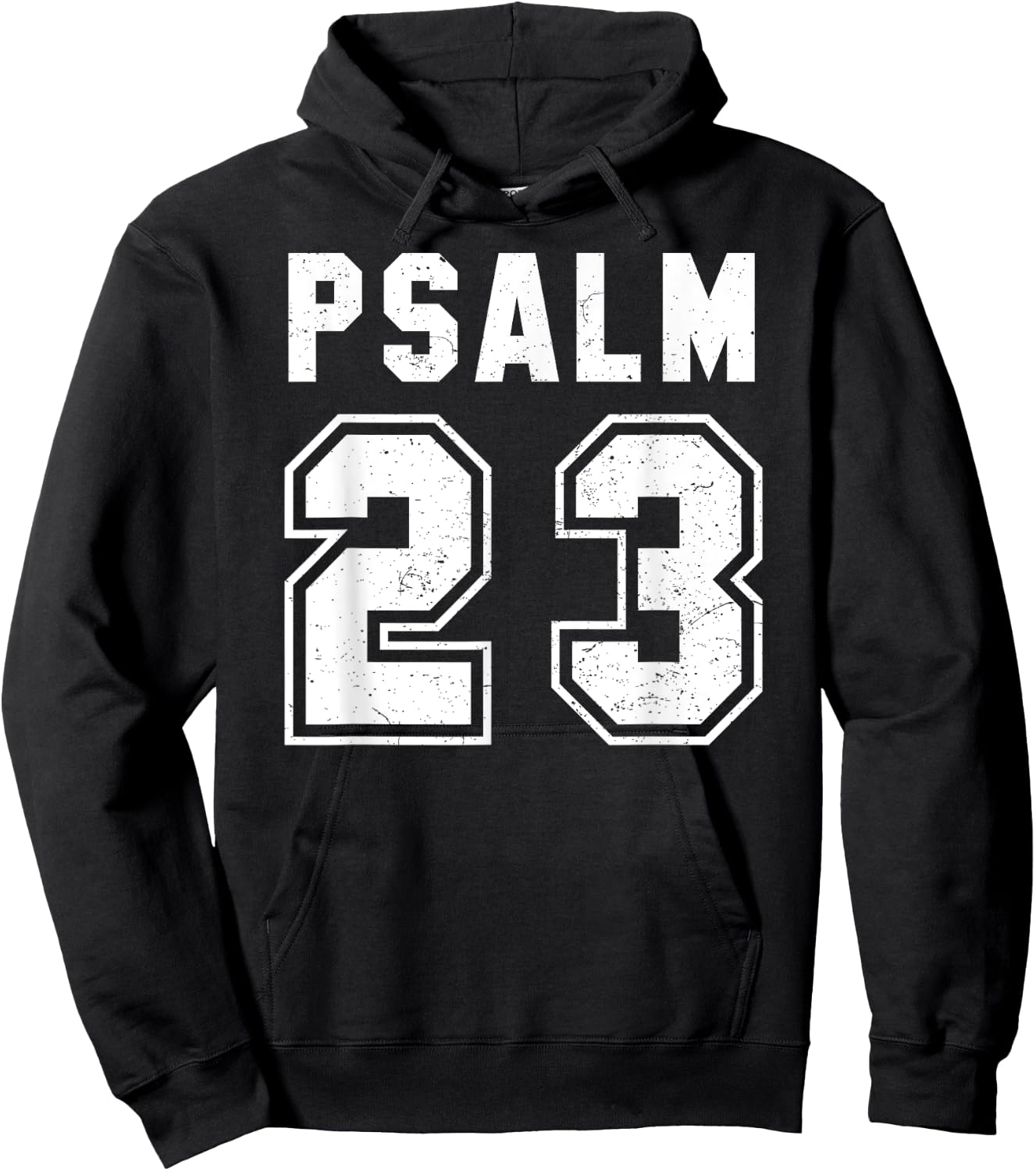 Psalm 23 T Shirt Hoodie - Hoodie | Black