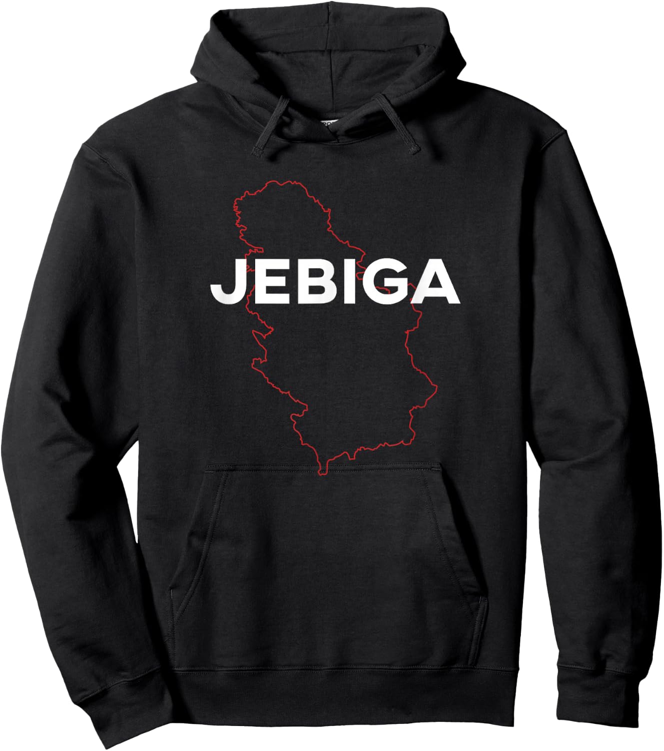 Jebiga Serbian Country Hoodie - Hoodie | Black