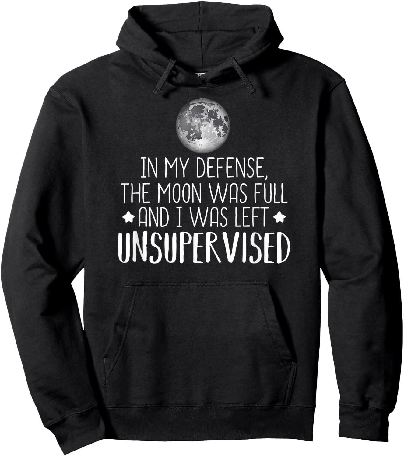 Full Moon Wiccan Wiccan and Pagan Witch Hoodie - Hoodie | Black