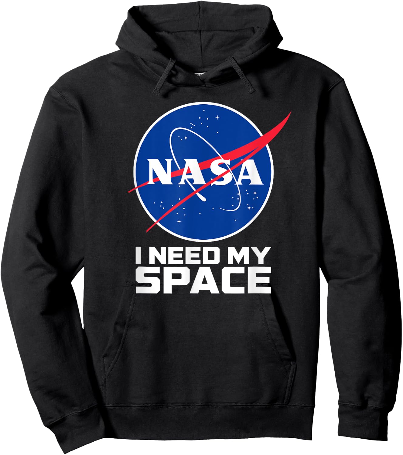 I Need My Space - NASA Shirt Hoodie - Hoodie | Black