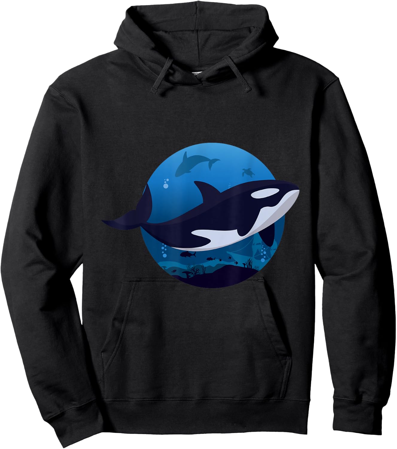 killer whale Design for a killer whale enthusiast Hoodie - Hoodie | Black
