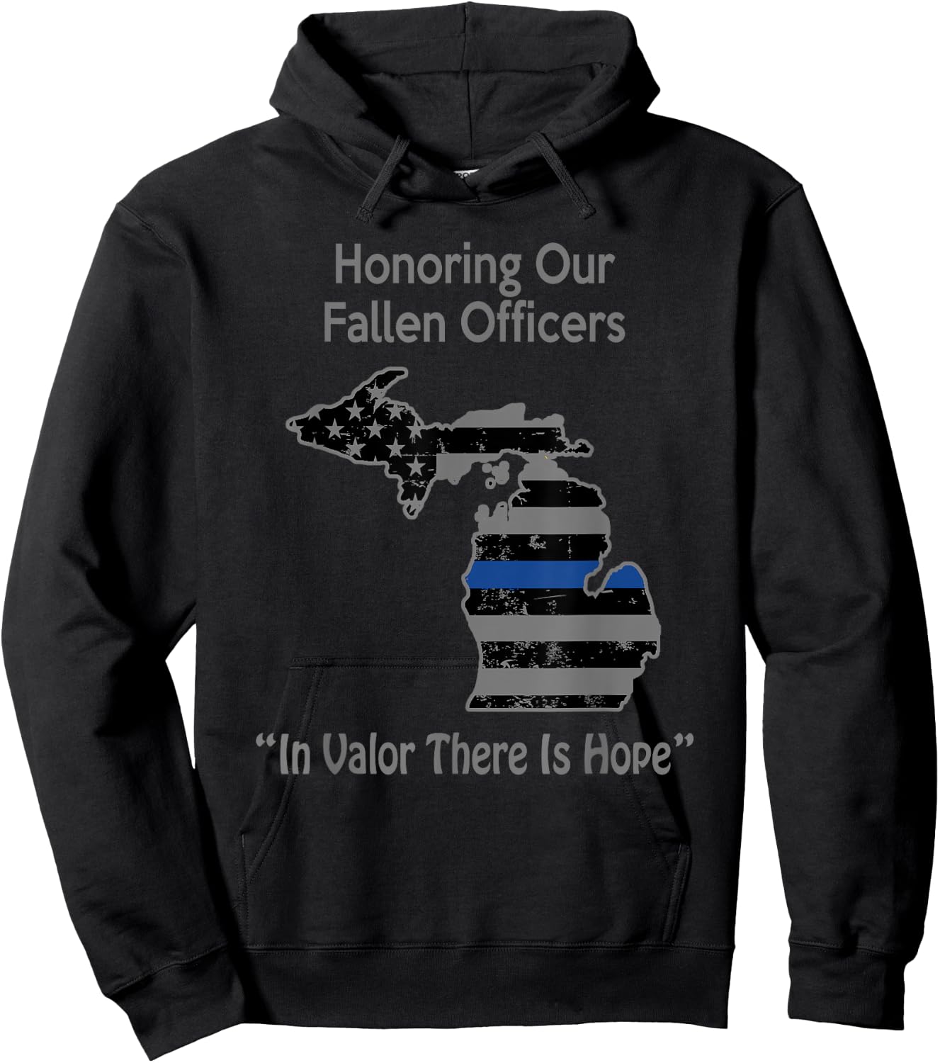 Michigan State Police Michigan State Police Shirt Hoodie - Hoodie | Black