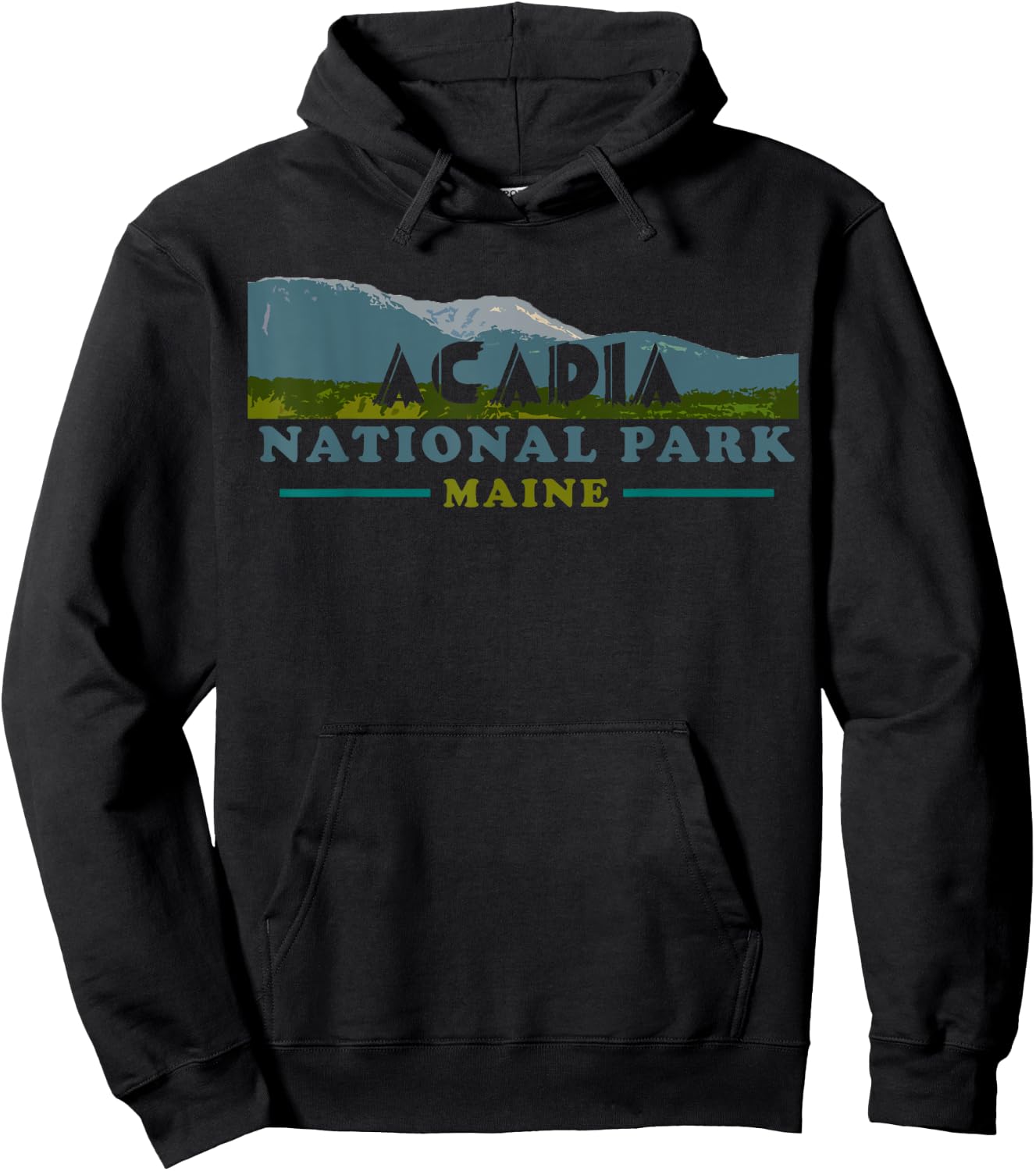 Acadia National Park Travel Journey Explore Earth Hoodie - Hoodie | Black