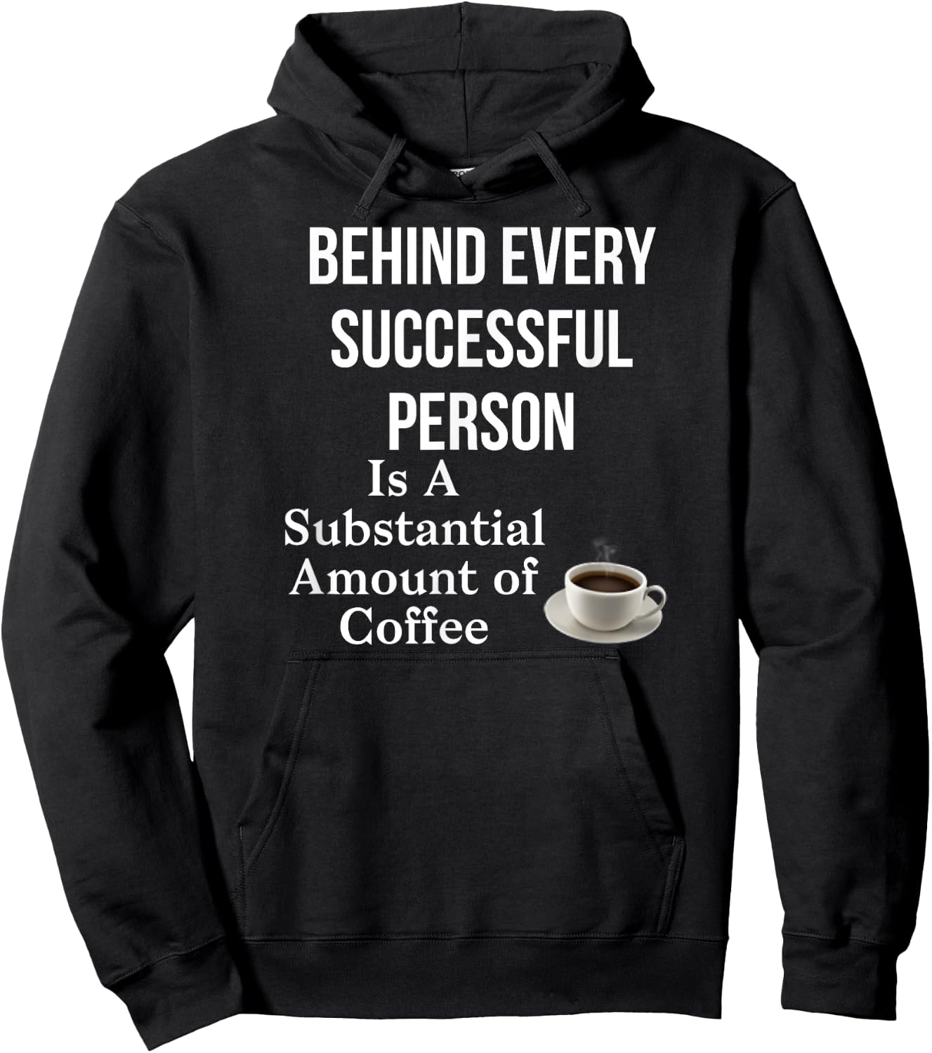 Funny Coffee Lovers Hoodie - Hoodie | Black