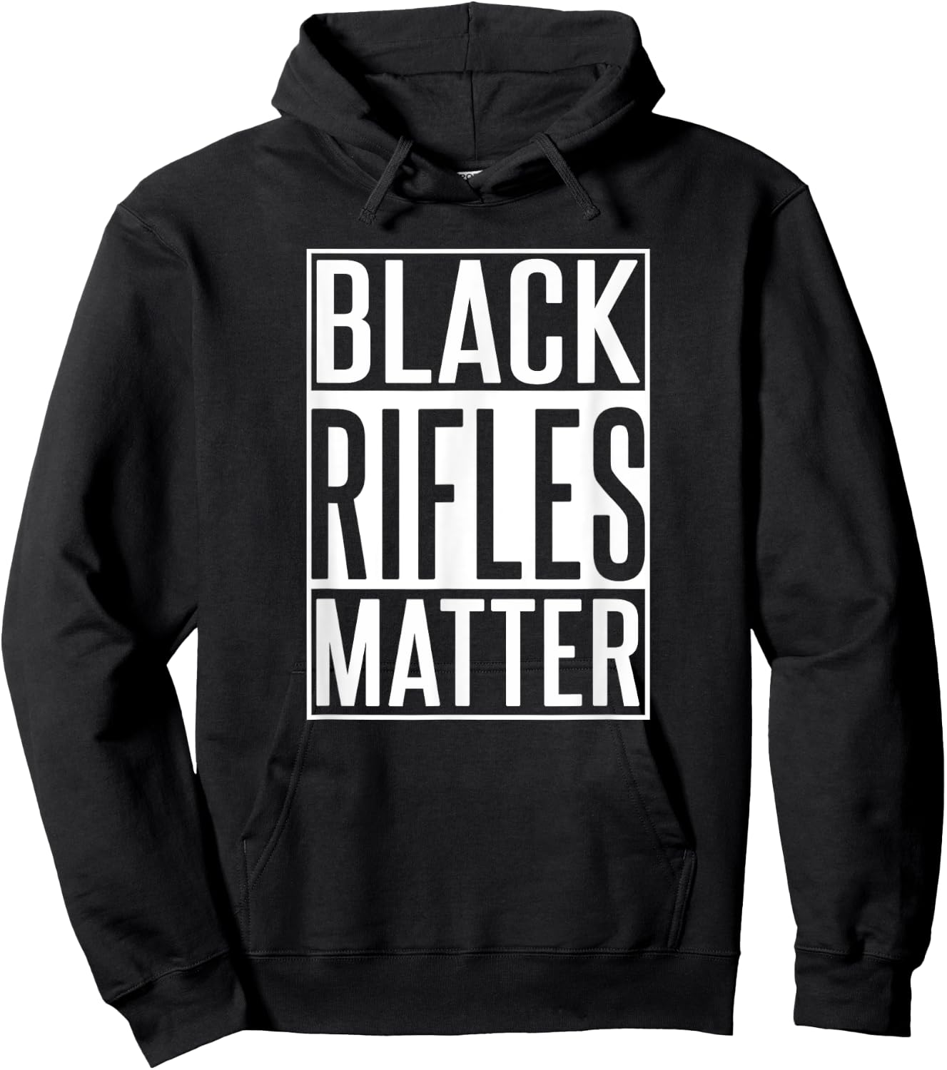 Black Rifles Matter - 2nd Amendment Shirt - Funny Gun Shirt Hoodie - Hoodie | Black