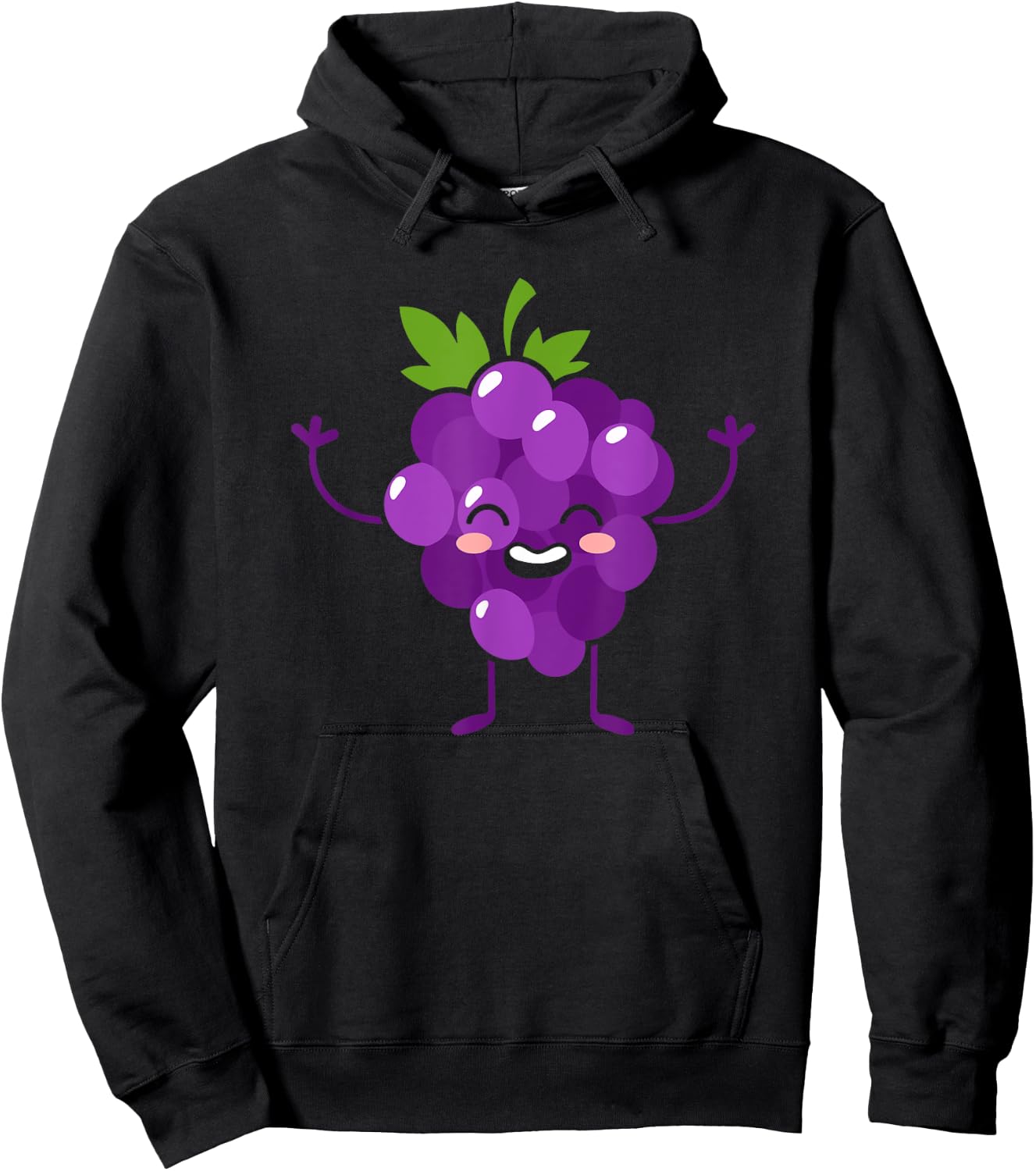 Grapes - Fruit Gift Cute Grapes Fruit Themed Outfit Gift Hoodie - Hoodie | Black