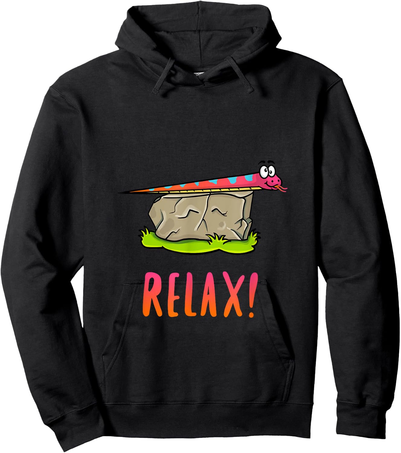 RELAX Snake Hoodie - Hoodie | Black