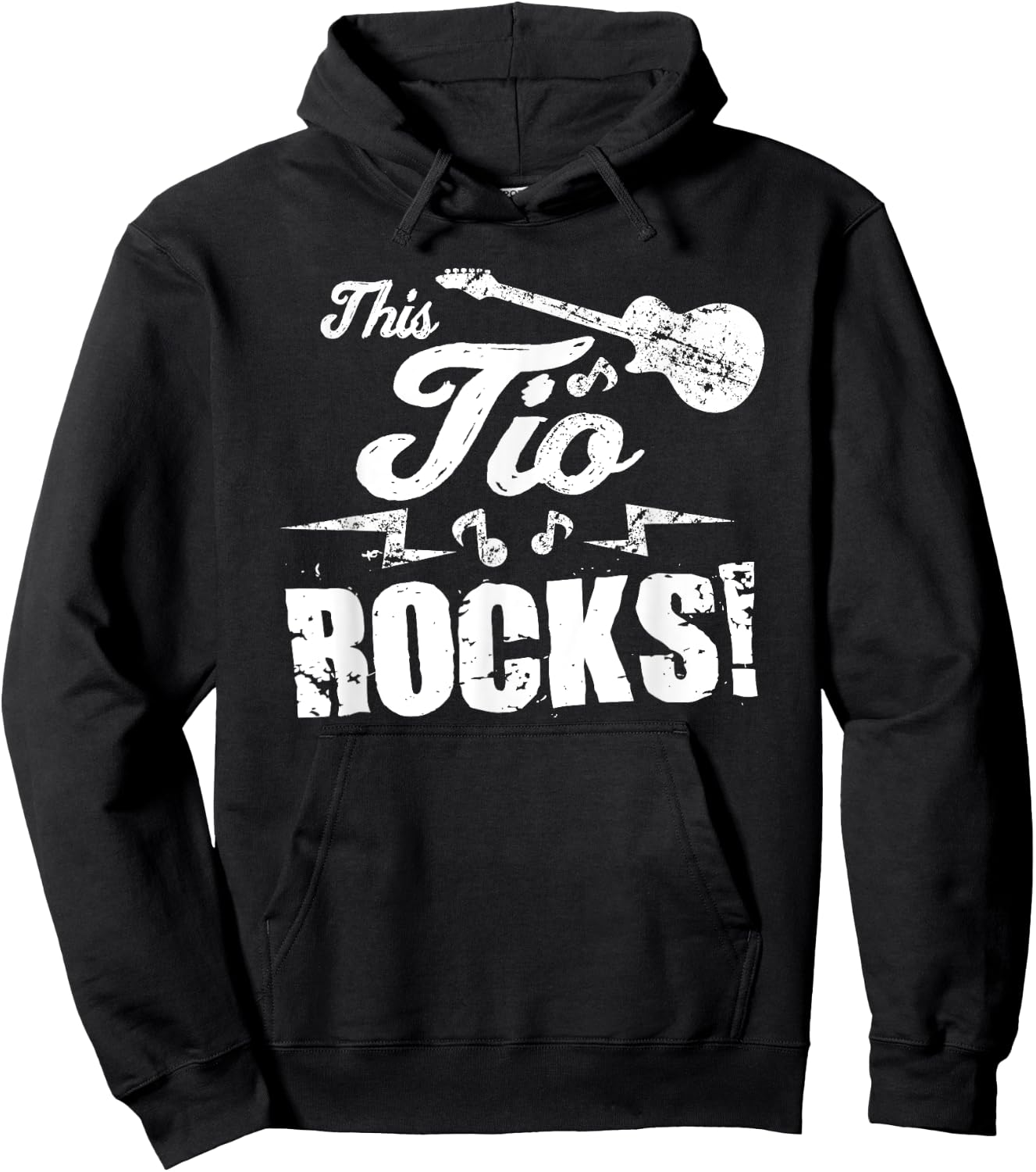 This Tio Rocks T Shirt - Guitar Rock and Roll Funny Gift Hoodie - Hoodie | Black