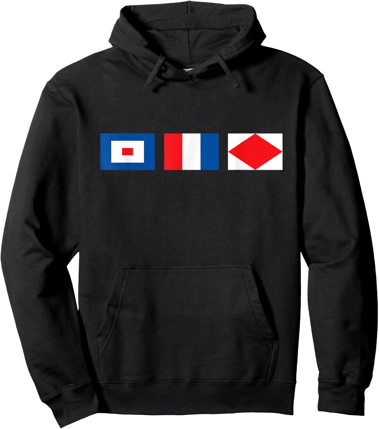 Whiskey Tango Foxtrot Funny Sailing Hoodie - Hoodie | Black