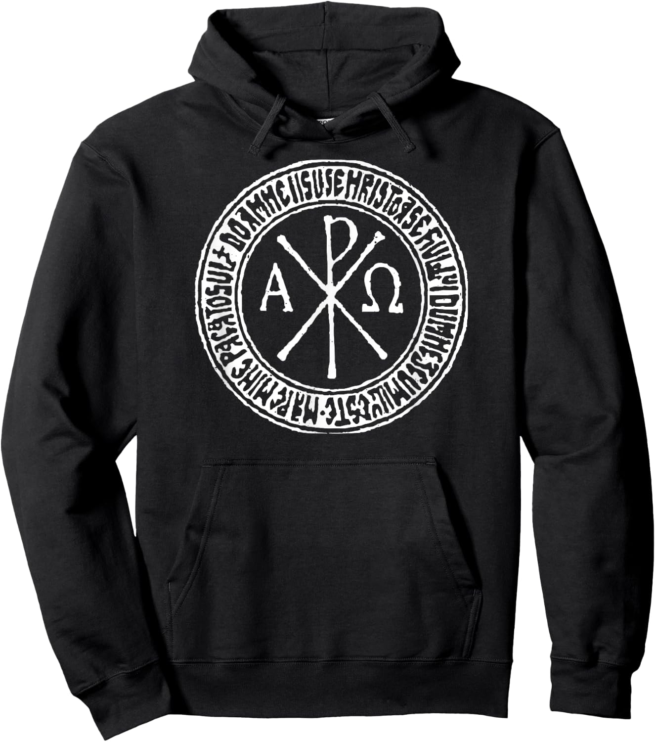 Labarum Ancient Christian Symbol Chi Rho Hoodie - Hoodie | Black