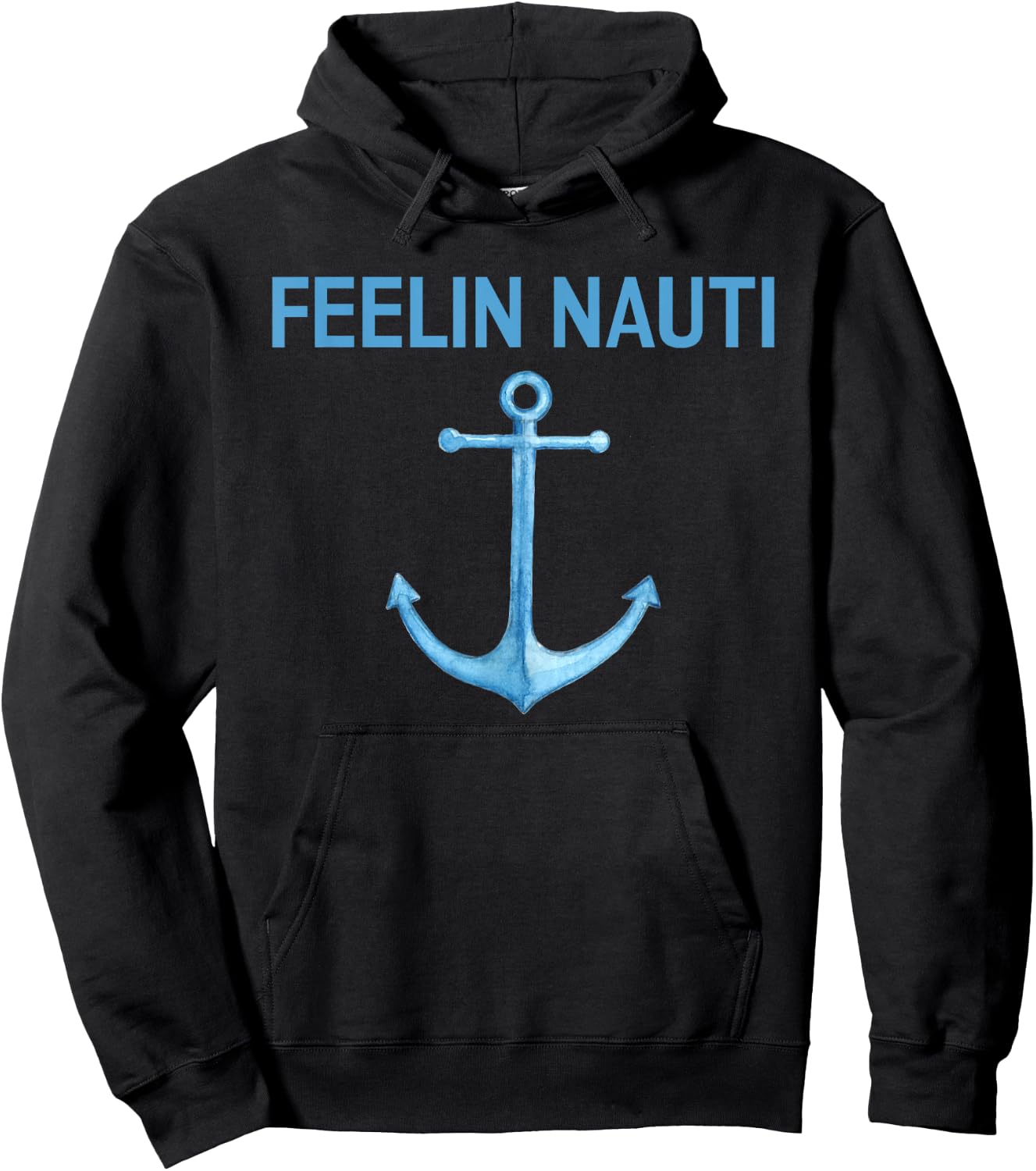 Feeling Nauti Funny Sailing Boating T Shirt Gift Hoodie - Hoodie | Black