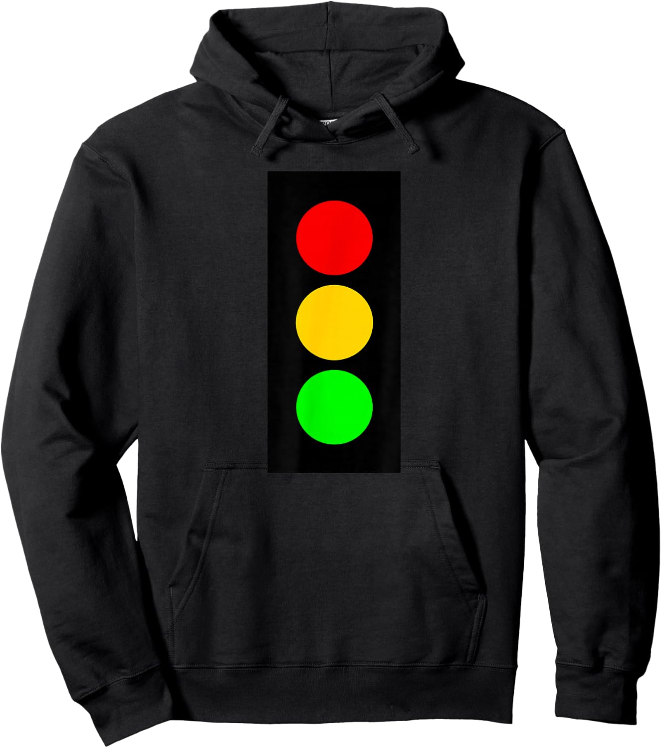 Traffic Signal Stop-Caution-Go Stop Light Hoodie - Hoodie | Black