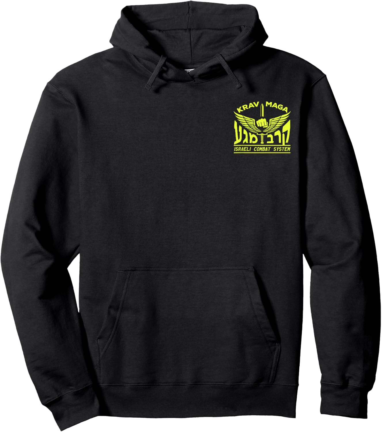 KRAV MAGA Israeli Combat System IDF Front Back Hoodie - Hoodie | Black