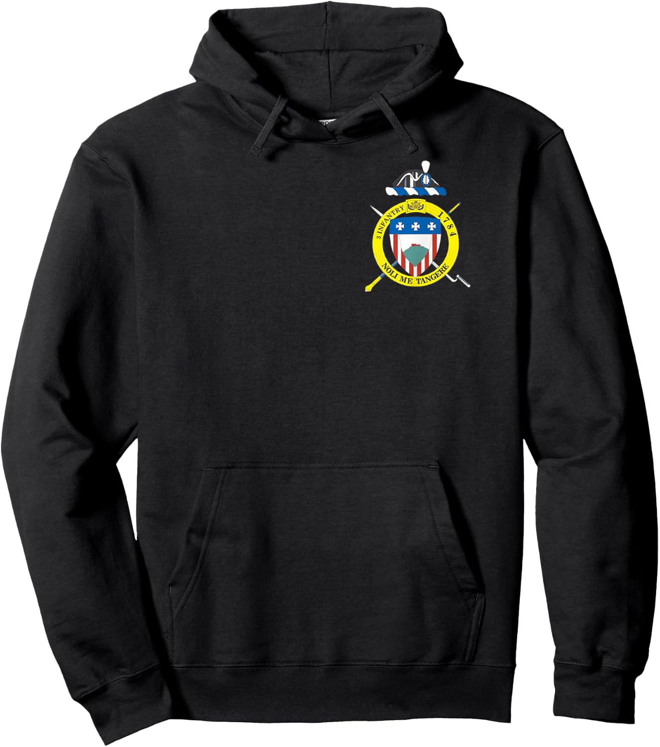 Old Guard Shirt - Honor Guard - 3rd Infantry Crest "Classic" Hoodie - Hoodie | Black