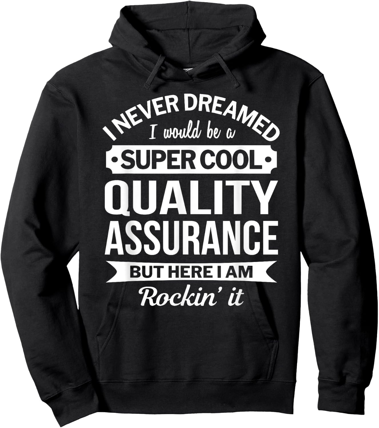 Quality Assurance Gifts Funny Hoodie - Hoodie | Black