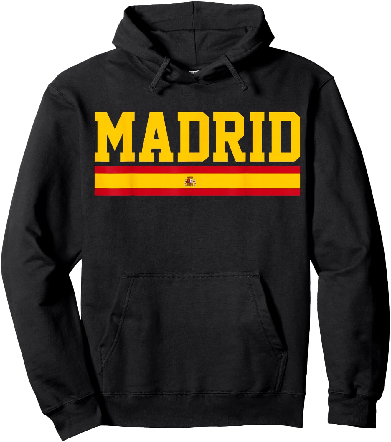 Madrid Spain Hoodie - Hoodie | Black