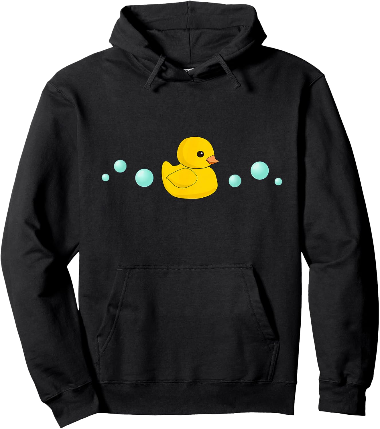 Cute Yellow Rubber Ducky - Duck Duckie Shirt Hoodie - Hoodie | Black