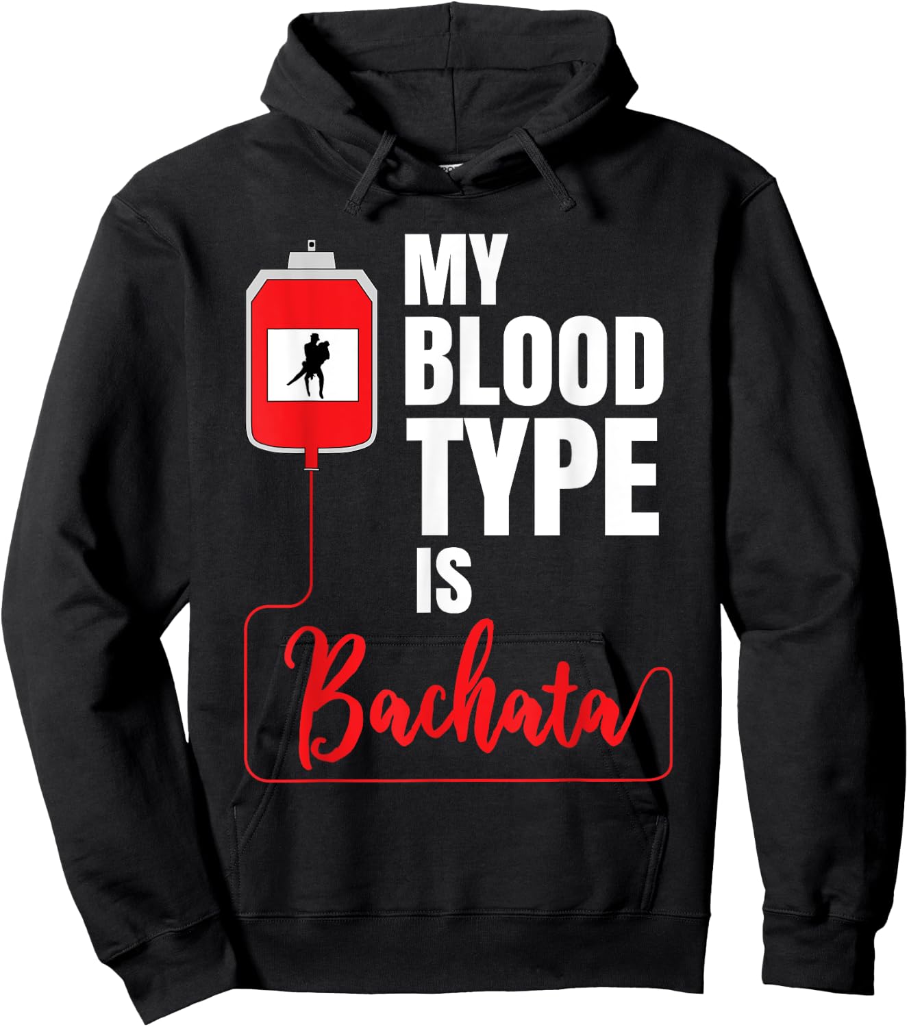 Bachata Funny Dance Cumbia Salsa Merengue Reggaeton Baile Hoodie - Hoodie | Black