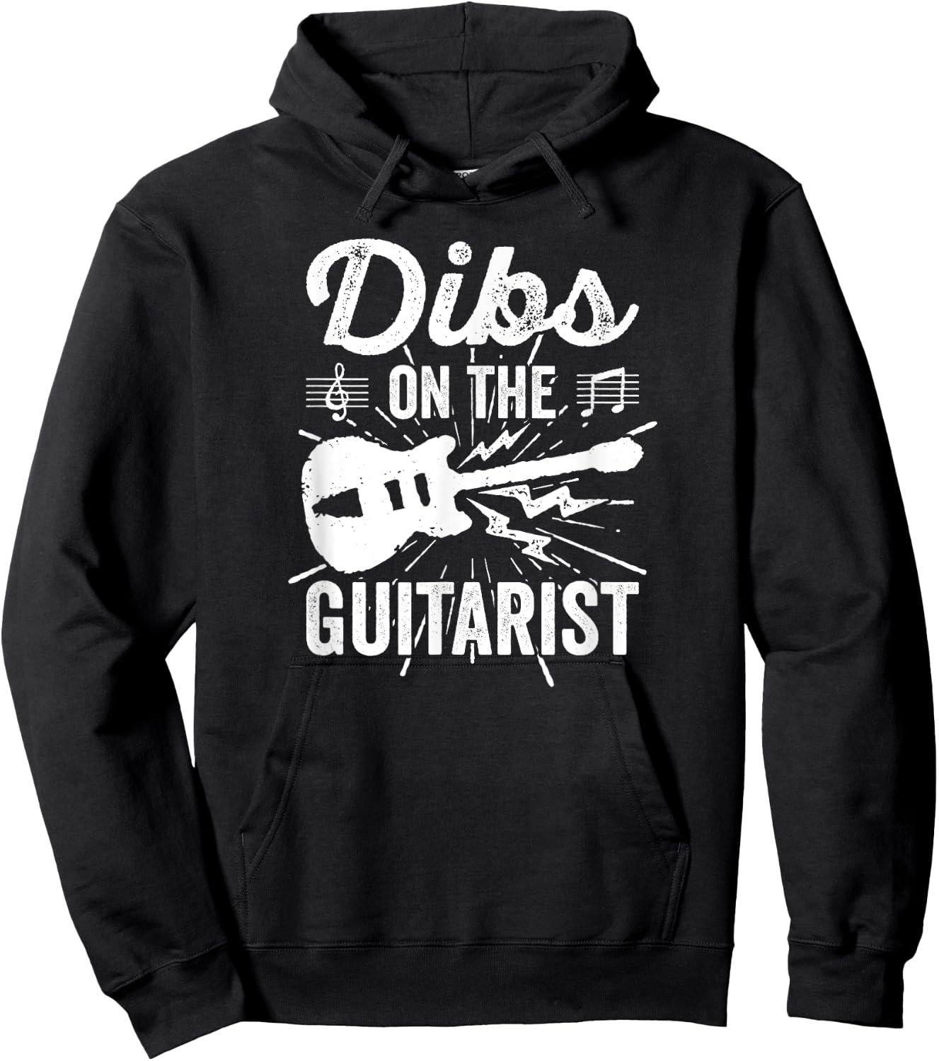 Rock Concert Groupie Shirt Dibs On The Guitarist Hoodie - Hoodie | Black