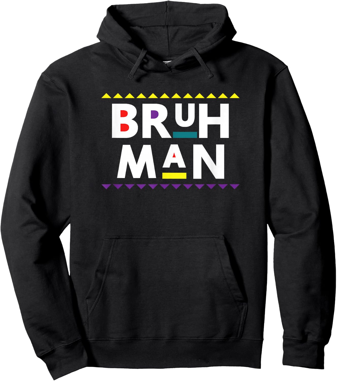 Bruh Man Classic TV Funny Cool Hoodie - Hoodie | Black