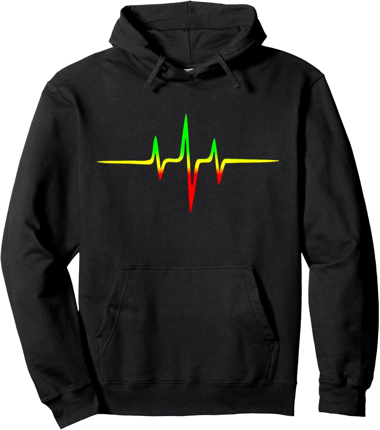 T Shirt Heart Reggae One Shirt Hoodie - Hoodie | Black
