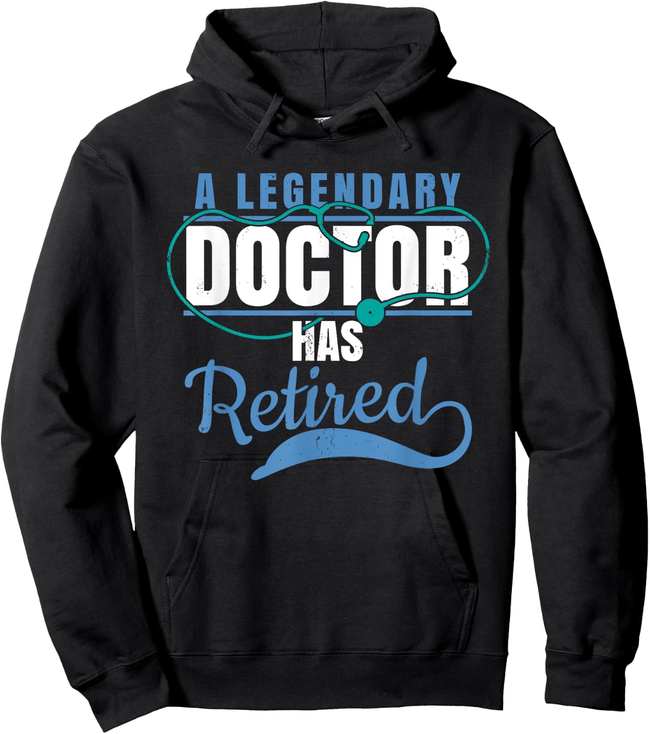 Retired Doctor Retirement Gift Shirt for Retiring Medical MD Hoodie - Hoodie | Black
