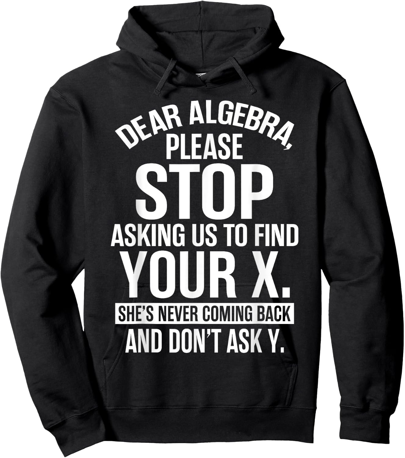 Complicated Math Apparel - Awesome Funny Algebra Design Hoodie - Hoodie | Black