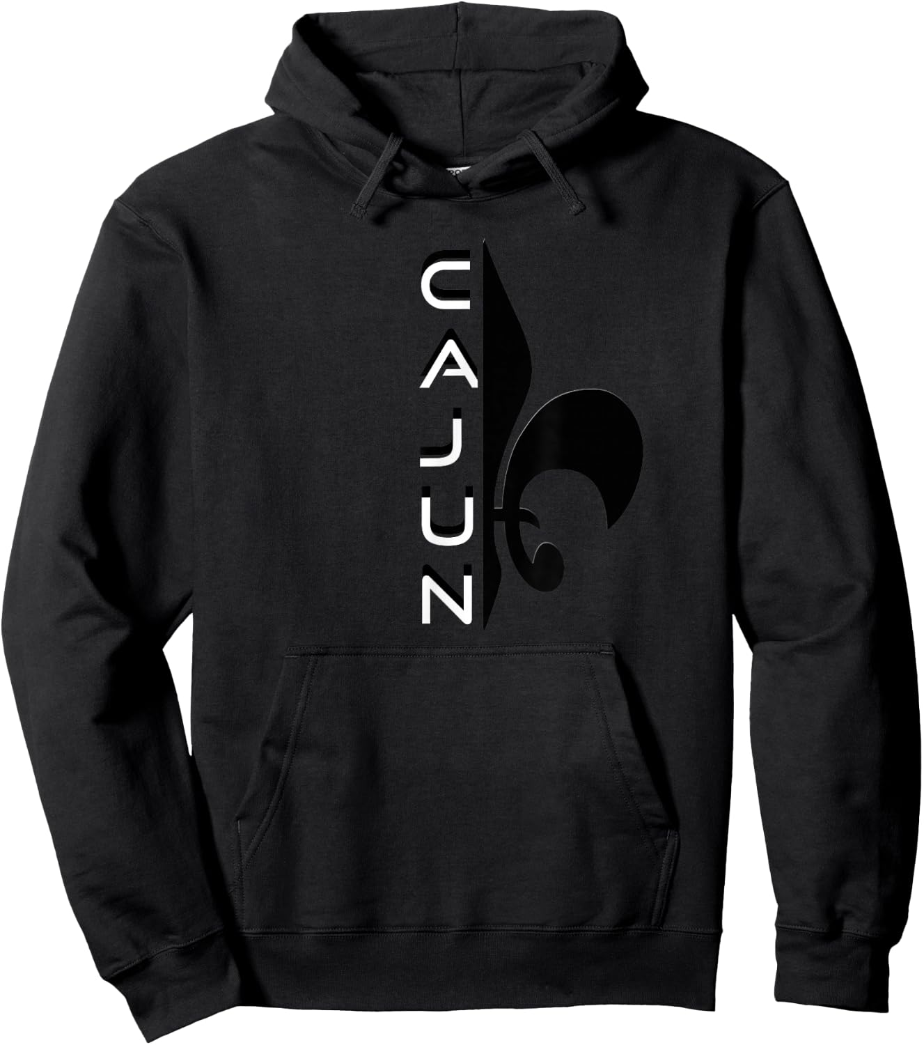 Proud Cajun Fleur Louisiana Pride State Symbol Hoodie - Hoodie | Black
