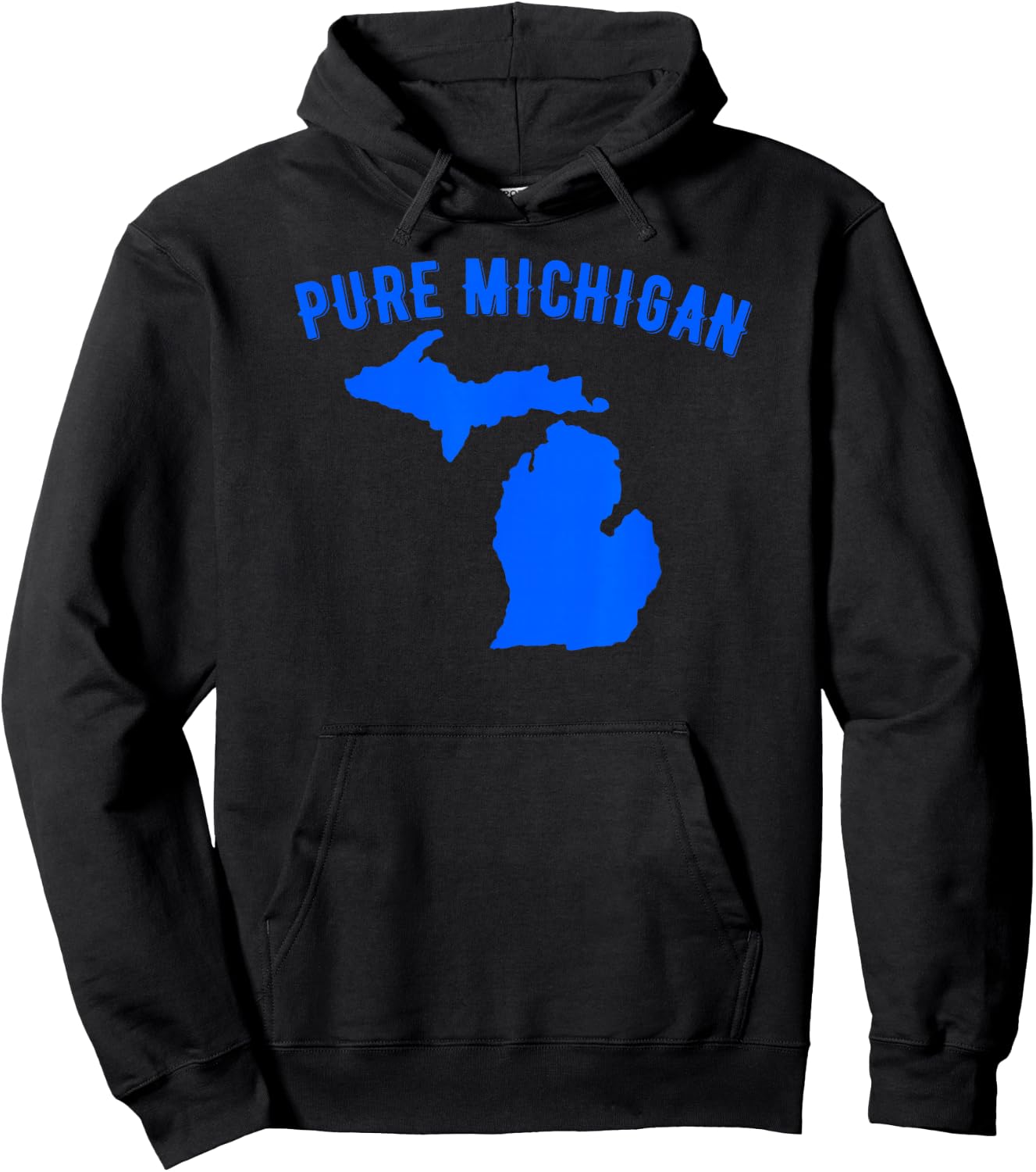 Pure Michigan Vacation Water Lake Fun Gift Hoodie - Hoodie | Black