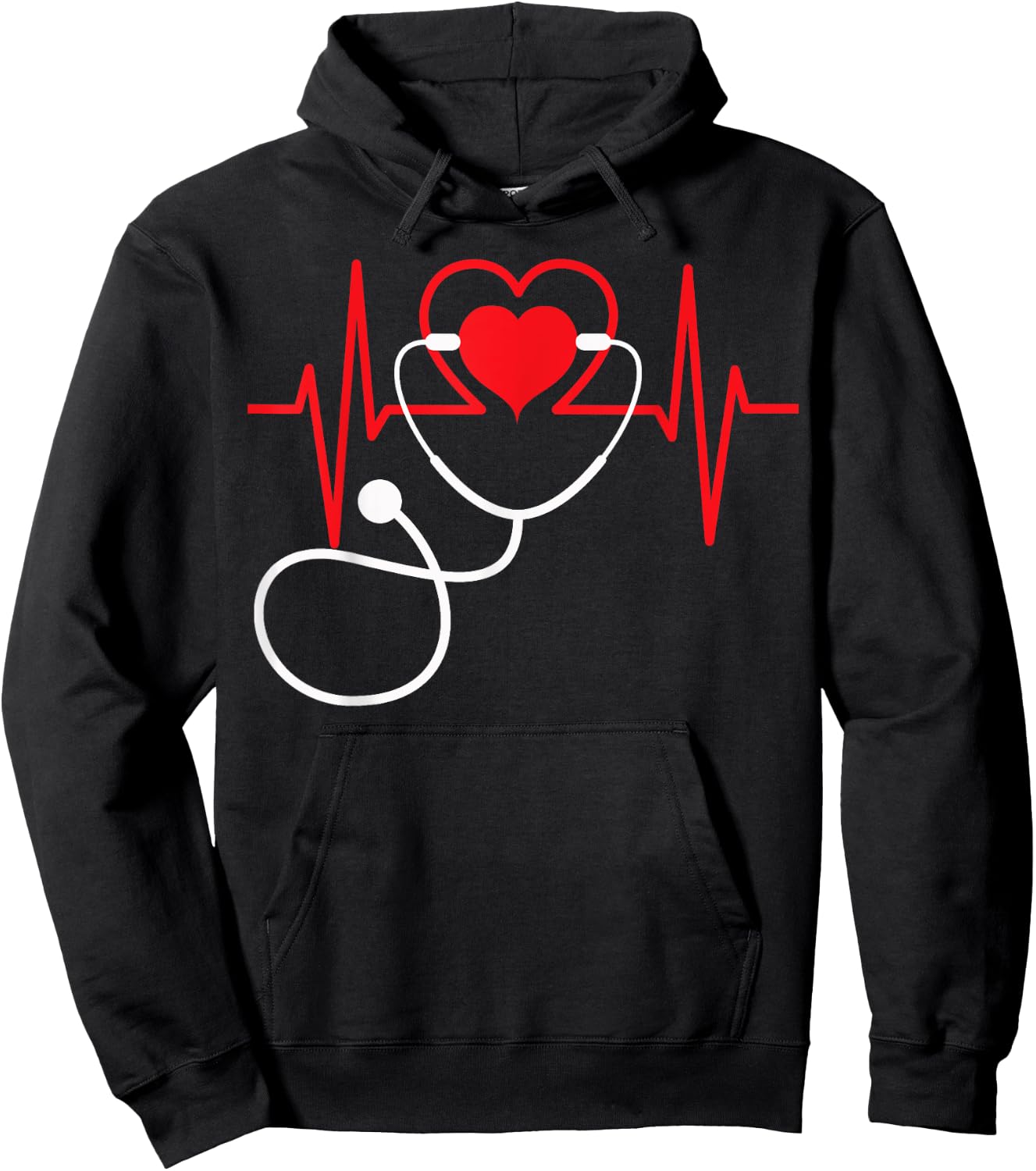 Funny Heart Beats Nurse Nursing Medical T Shirt Men woman Hoodie - Hoodie | Black