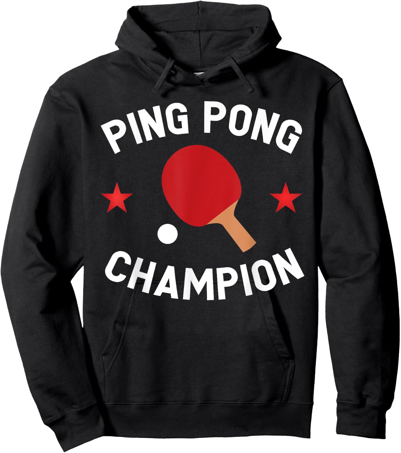 Ping Pong Champion Table Tennis Lover Gift Hoodie - Hoodie | Black
