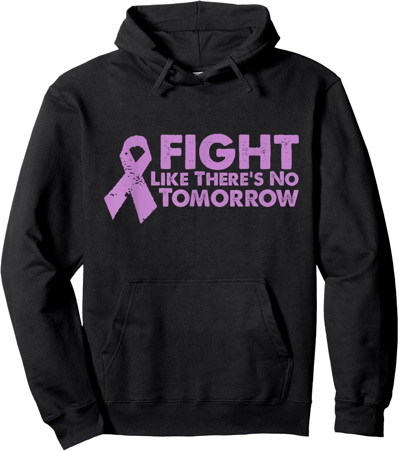 Fight Like Theres No Tomorrow Cancer Relay Hoodie - Hoodie | Black