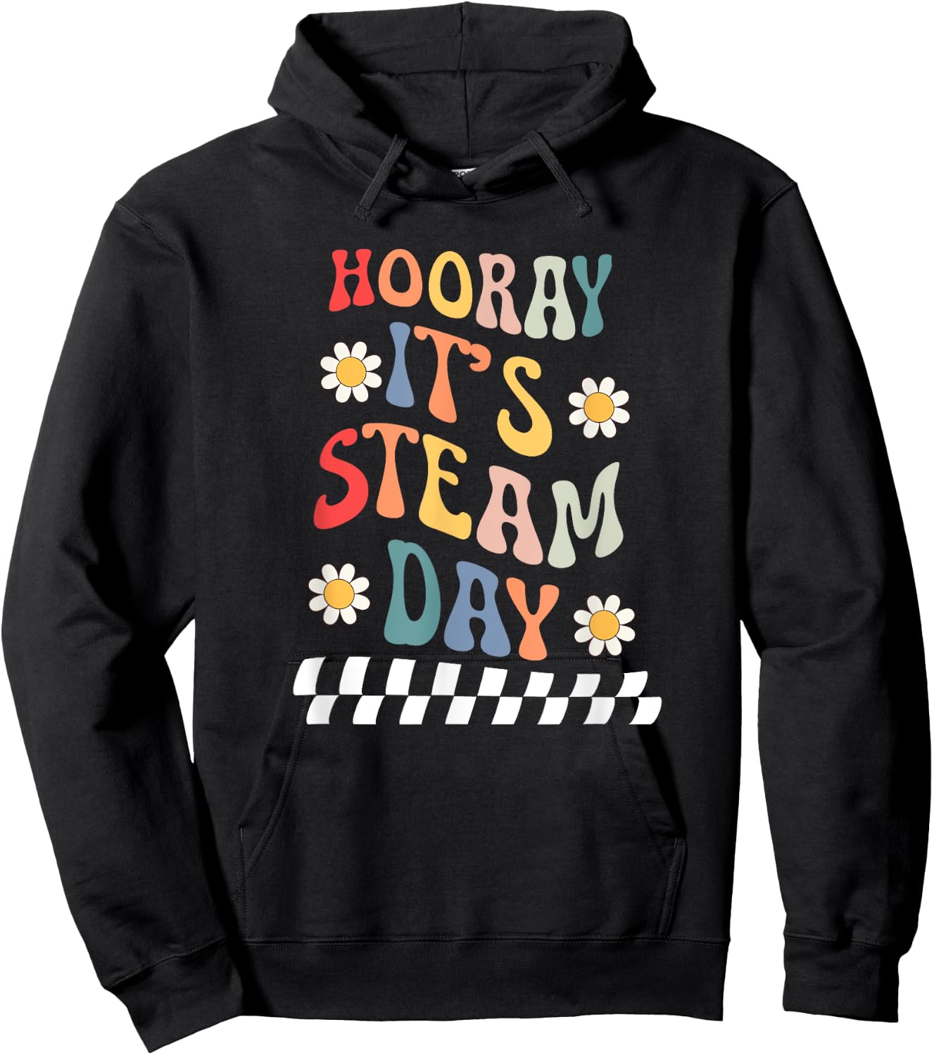 It's STEAM Day STEAM Teacher Groovy STEAM Teaching Hoodie - Hoodie | Black