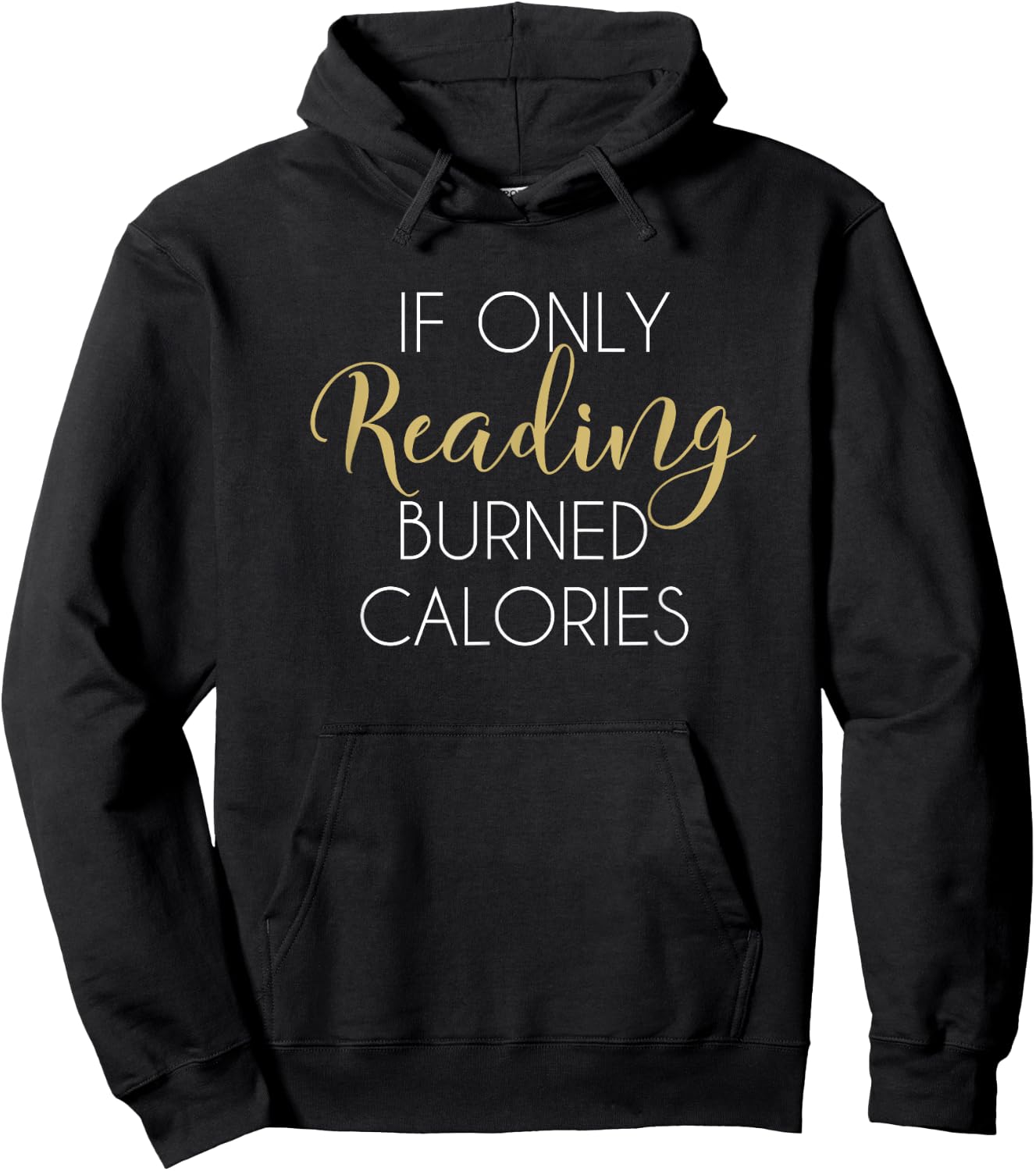 Reading Workout Shirt Funny Gym Fitness Gift Book Lovers Hoodie - Hoodie | Black