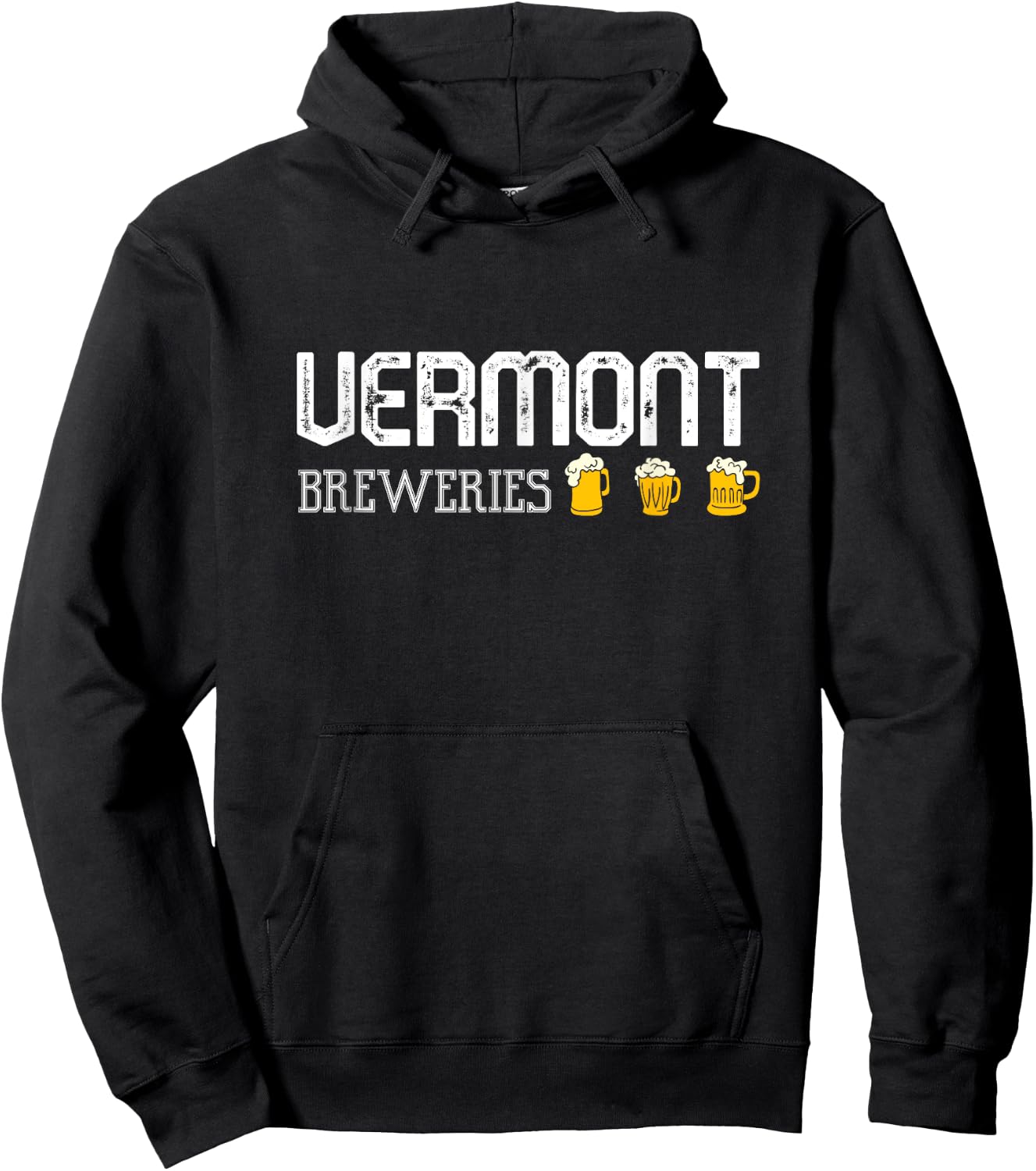 State Vermont Breweries Craft Beer- I LoVermont Vermont Beer Hoodie - Hoodie | Black