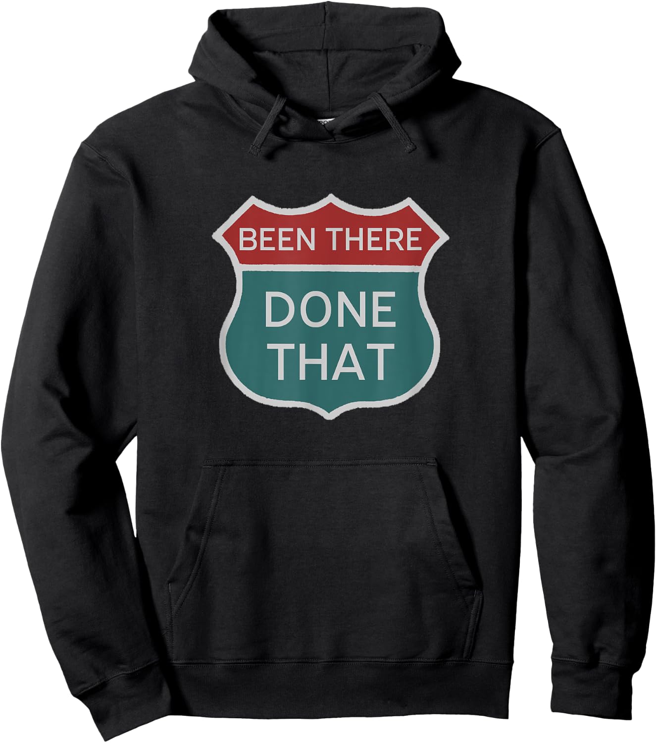 Been There Done That USA Sign Travel Hoodie - Hoodie | Black