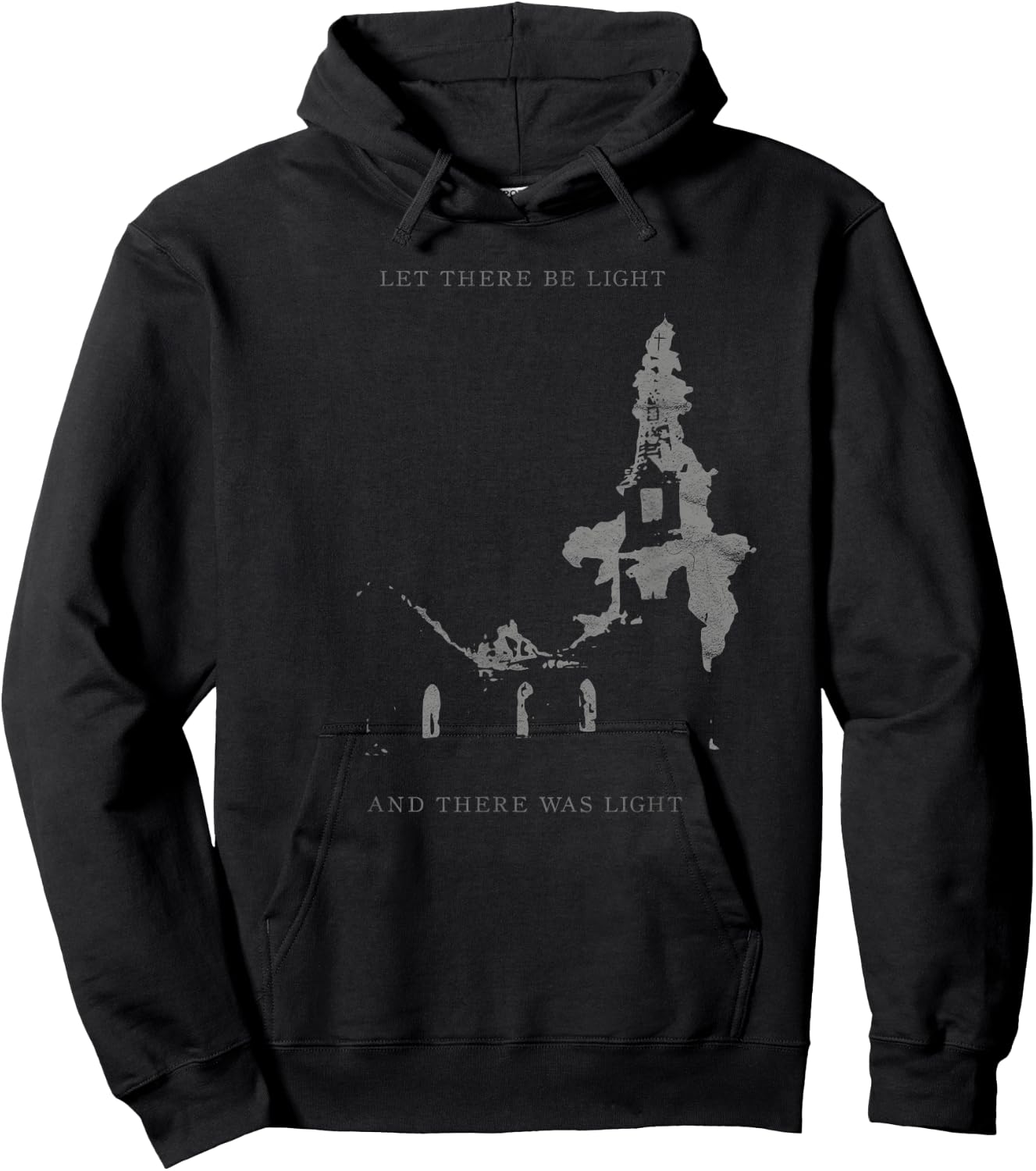 Occult Burning Church Atheist Satan Devil Antichrist Death Hoodie - Hoodie | Black
