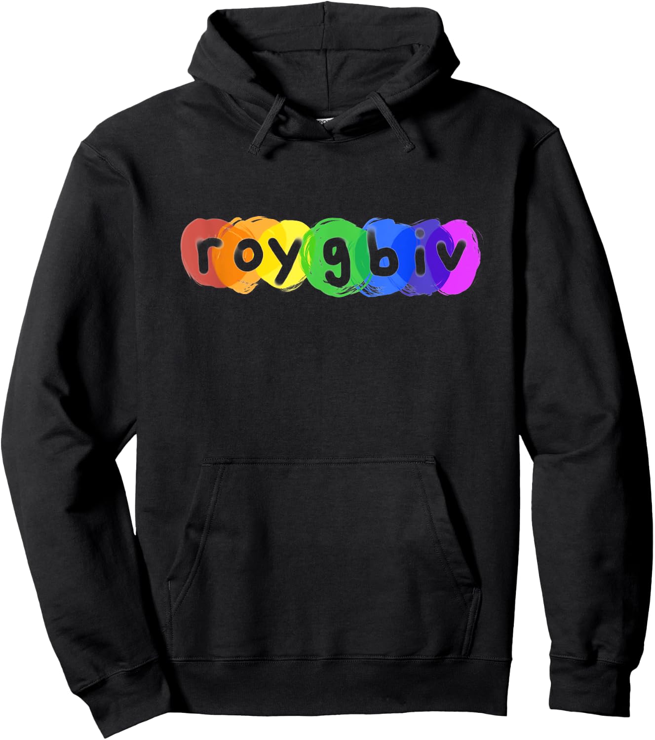 ROYGBIV Rainbow Paint T Shirt For Artist Art Student Teacher Men Women Kids Hoodie - Hoodie | Black