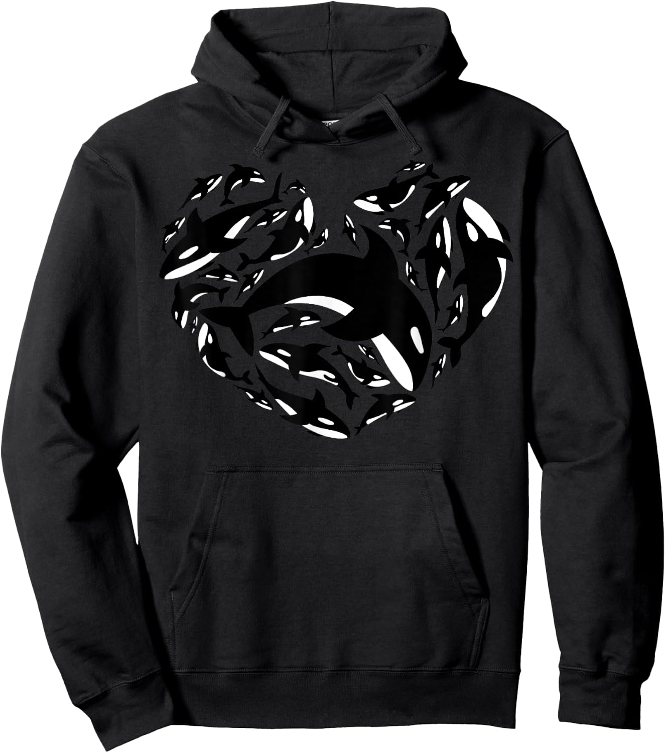 Love Orca Gifts Killer Whale Hoodie - Hoodie | Black