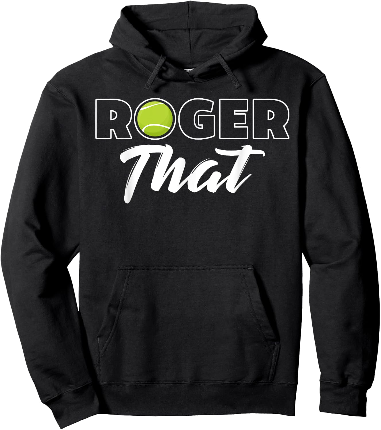 Roger That Tennis Champ Hoodie - Hoodie | Black