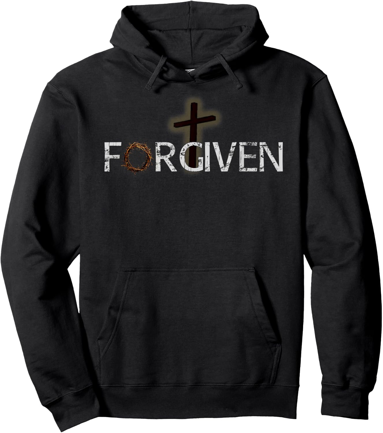 Forgiven in Christ - Prayer Warrior Christian Hoodie - Hoodie | Black