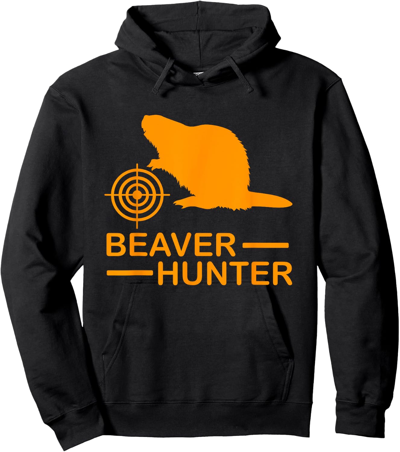 Beaver Hunter - Fun Outdoors Hunting Hoodie - Hoodie | Black