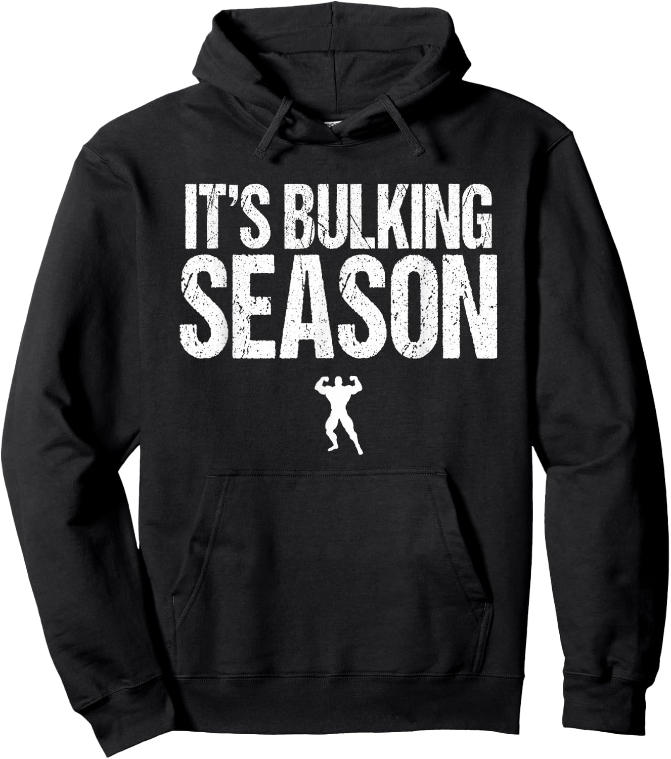 Bodybuilding Shirts & Gifts It's Bulking Season Shirt | Funny -Adult Black Hoodie - Hoodie | Black