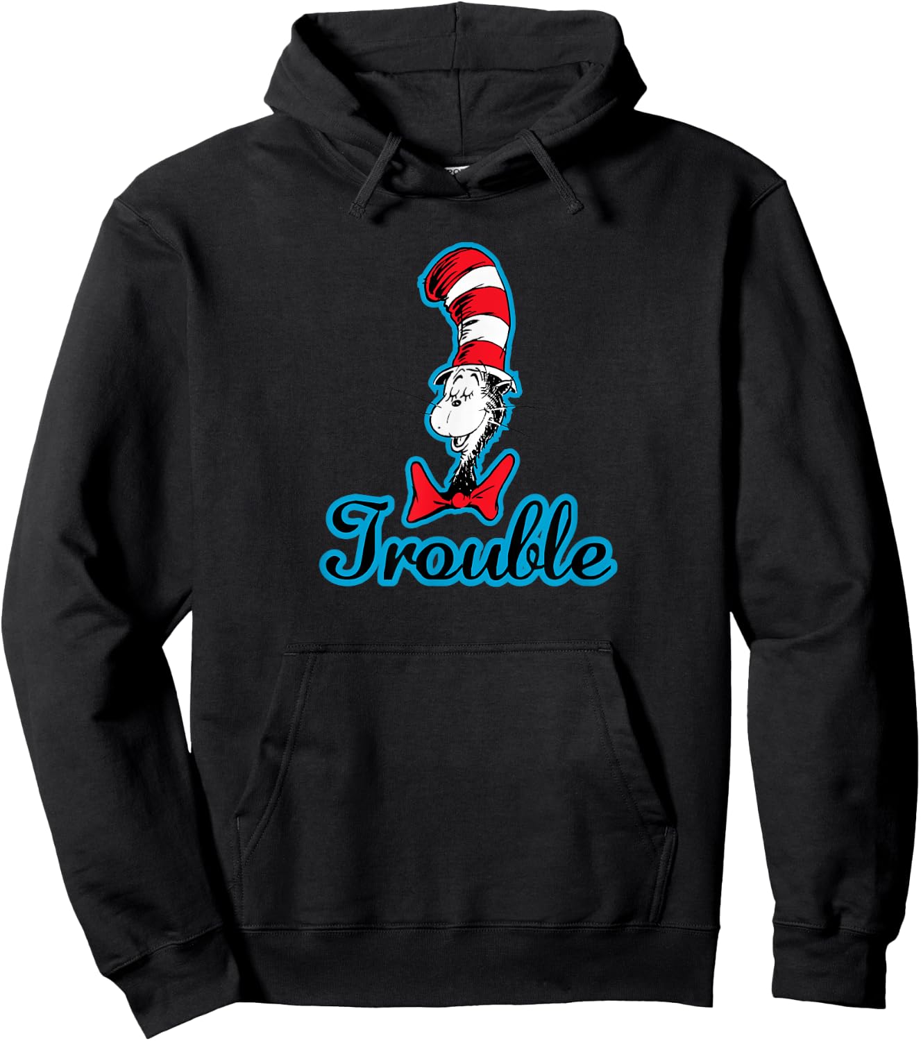 Dr. Seuss The Cat in the Hat Trouble Hoodie - Hoodie | Black