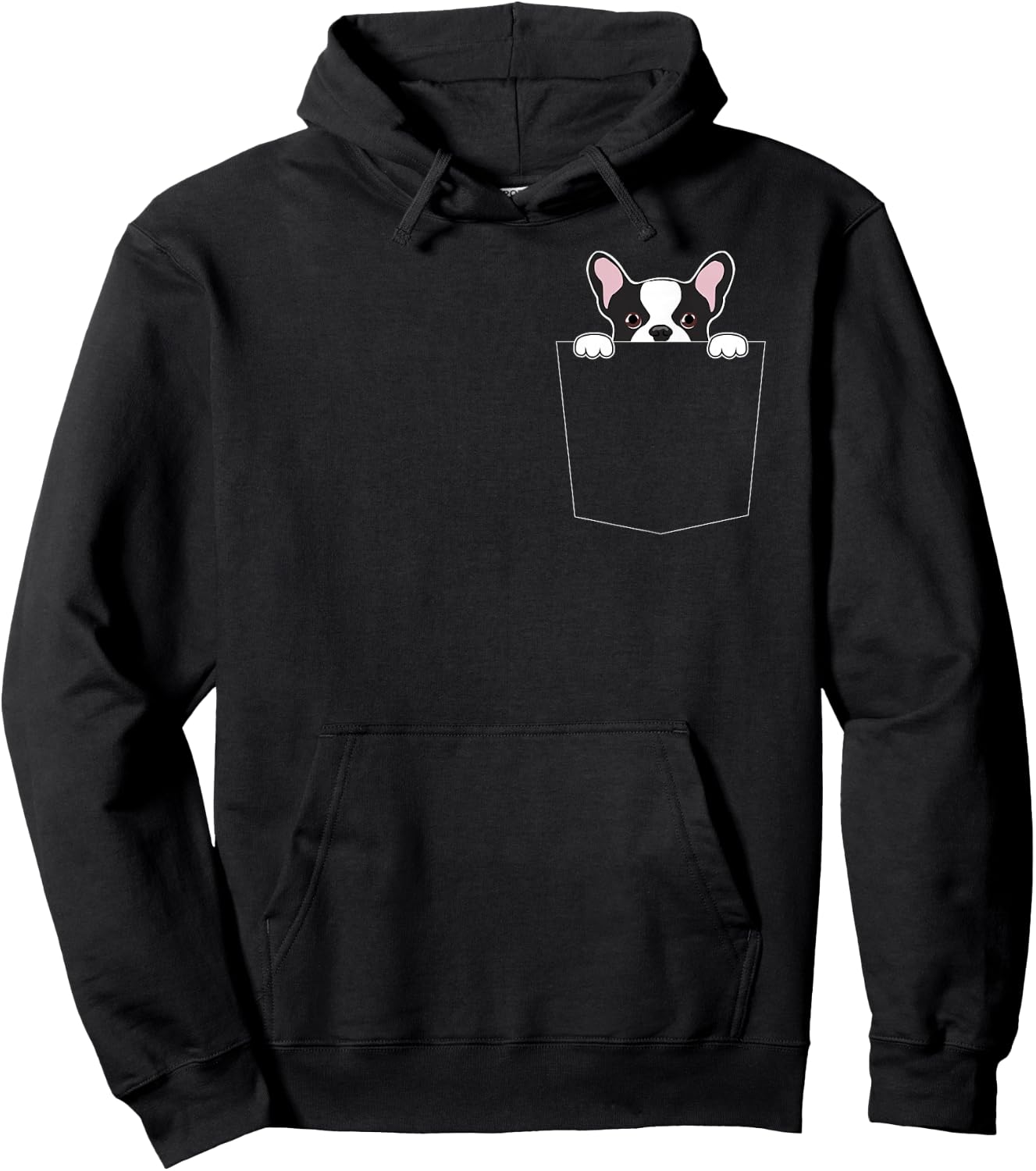 French Bulldog / Frenchie Dog In My Pocket Women Girls Kids Hoodie - Hoodie | Black