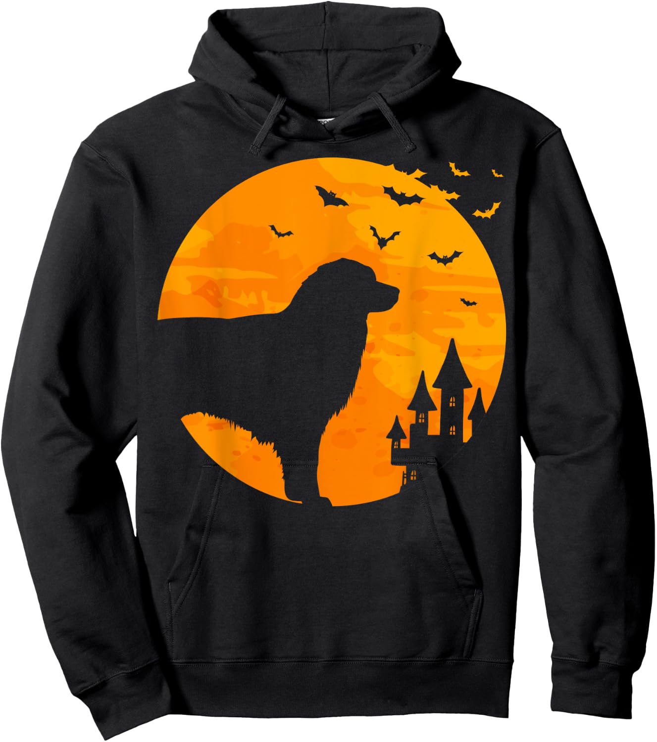 Aussie Scary Halloween T Shirt Hoodie - Hoodie | Black