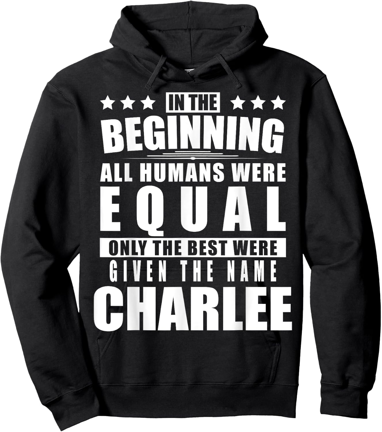 Name Charlee First Name Gifts - Funny Personalized Gift Hoodie - Hoodie | Black