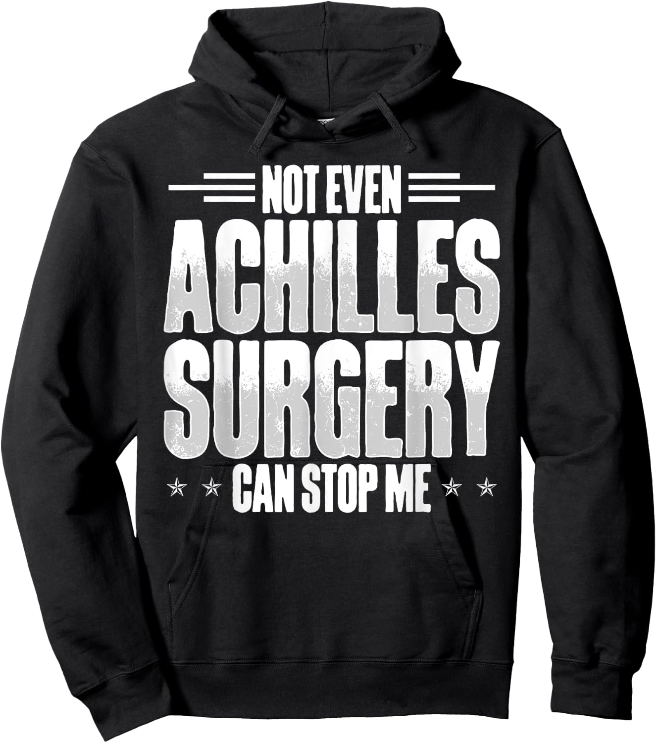 Achilles Tear Surgery Recovery Items Achilles Repair Hoodie - Hoodie | Black